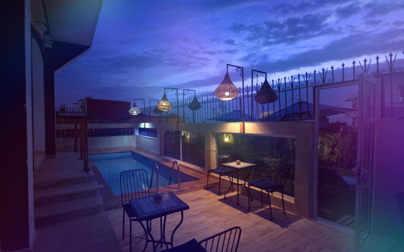 Blue Wave Lodge Agadir n'Ait Sa Exterior photo